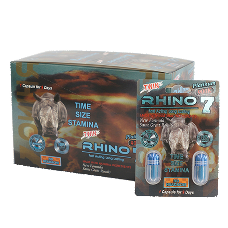 Rhino Platinum 7 900K Double 40 Pills Pack Blue Rhino Pill