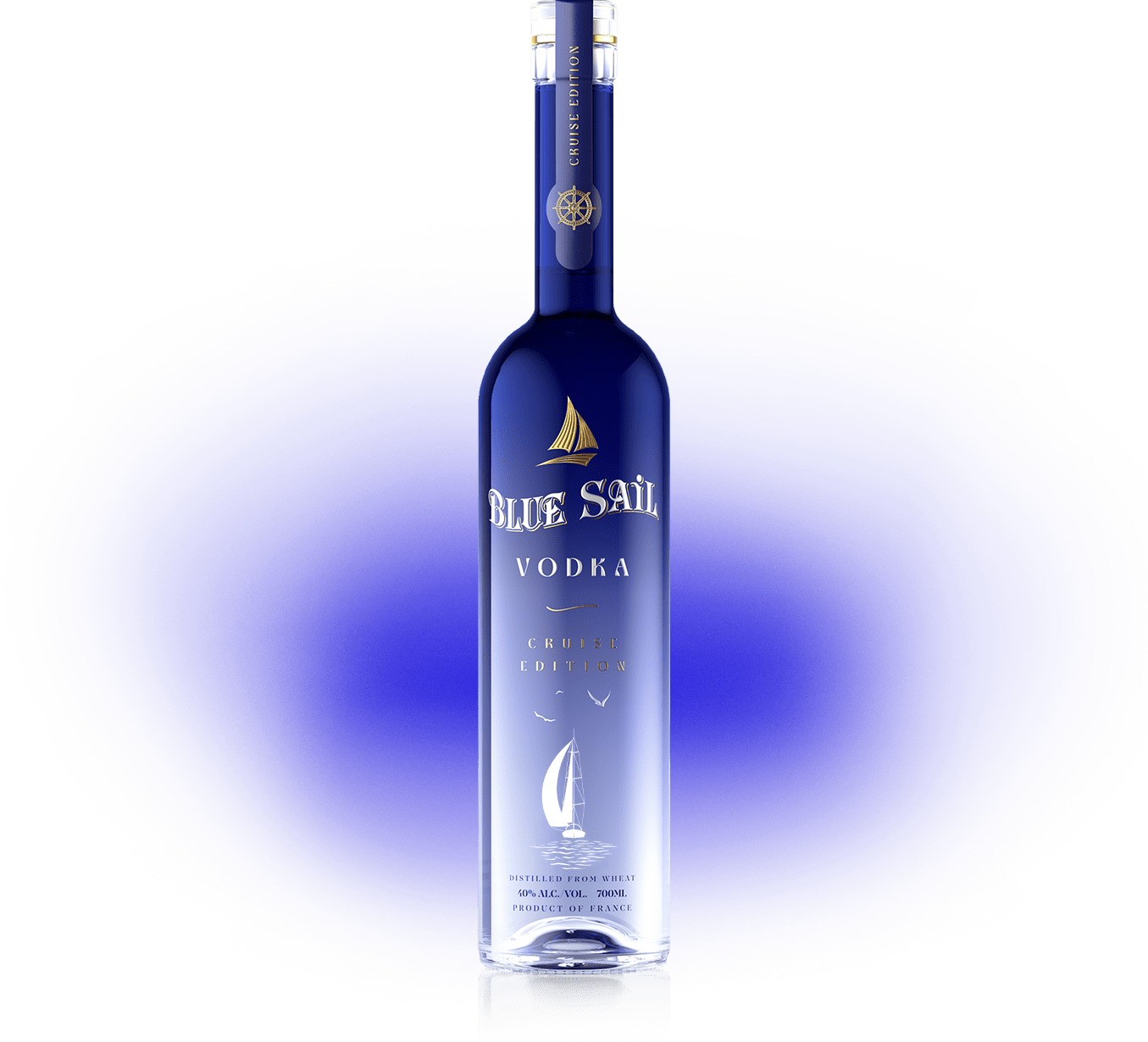 Vodka Blue Sail is a new brand of vodka. The pride of the French