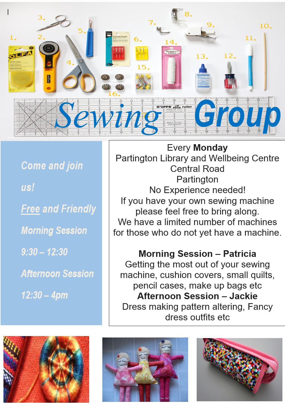 Sewing Group Bluesci Support