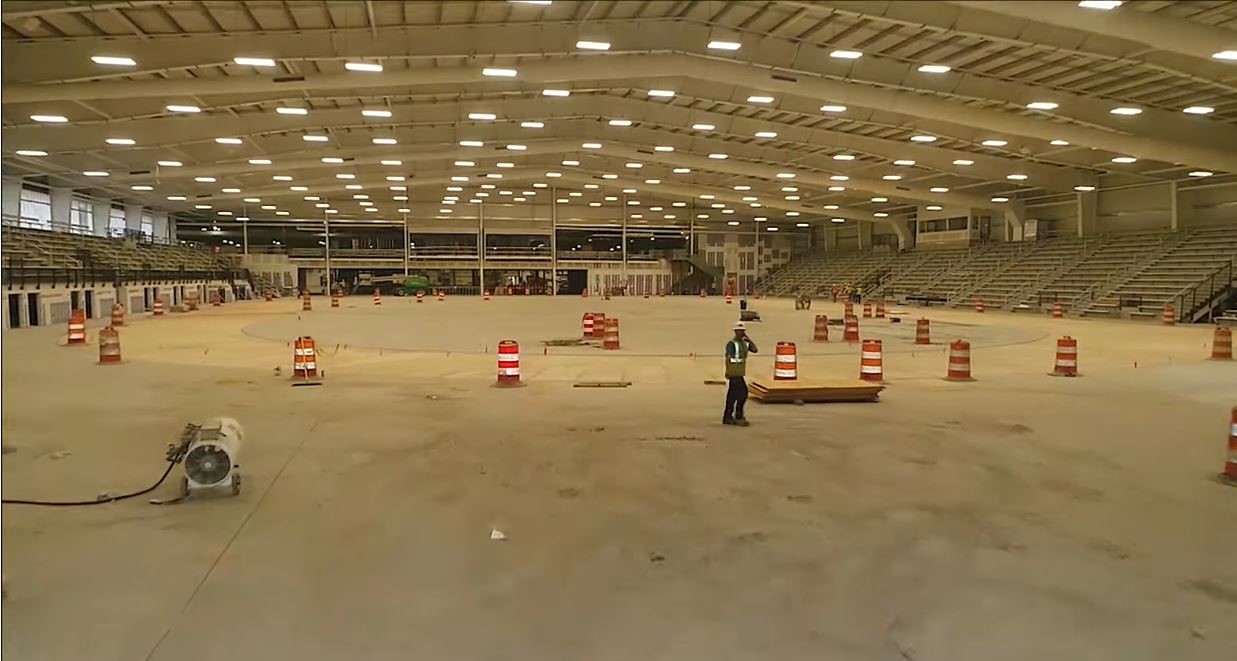 Virginia Beach Sports Center Bluescope Construction