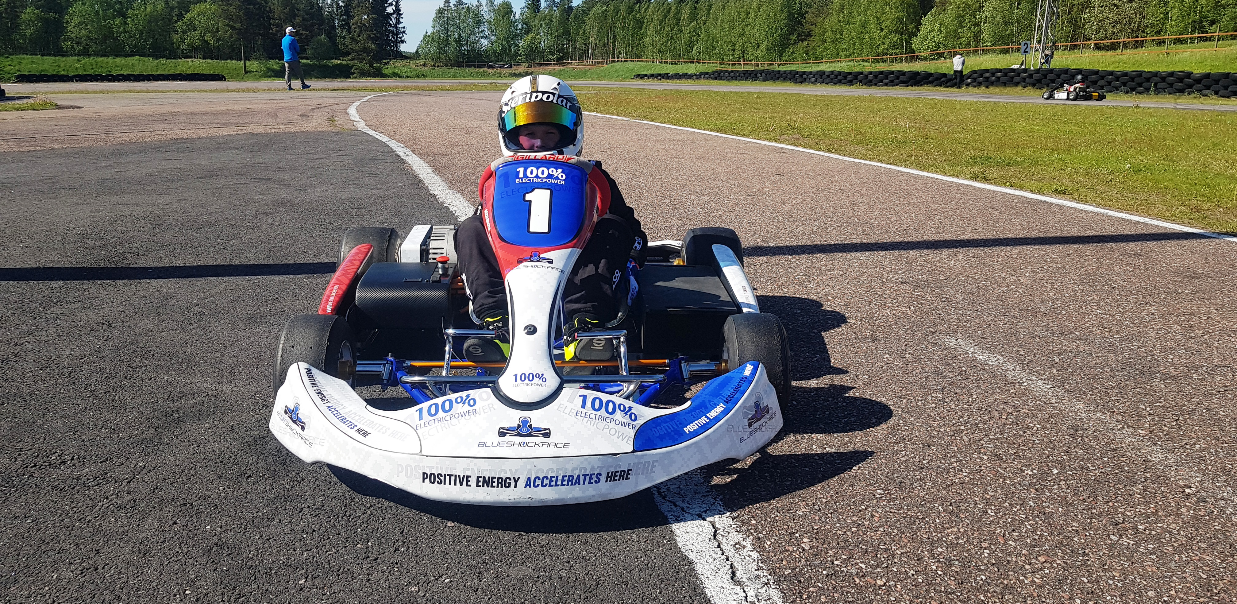 Electric Racing Karts Blue Shock Race Electric karts
