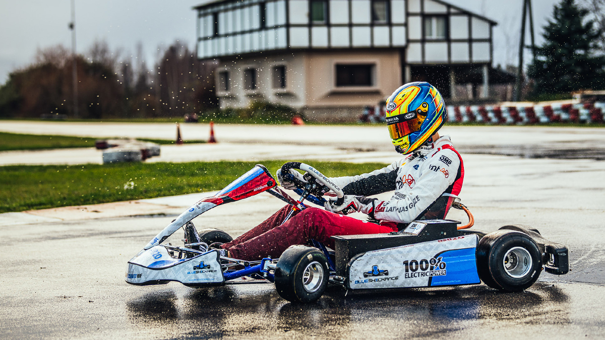 Electric Racing Karts Blue Shock Race Electric karts