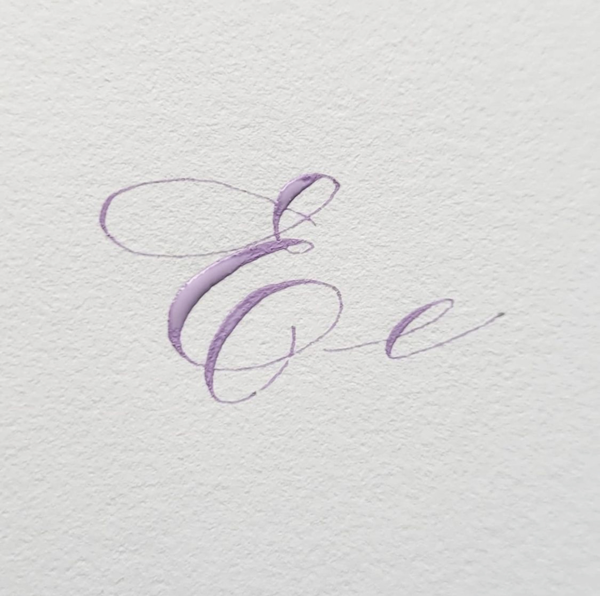 How to Write Calligraphy Letter E Blue Skies Lettering