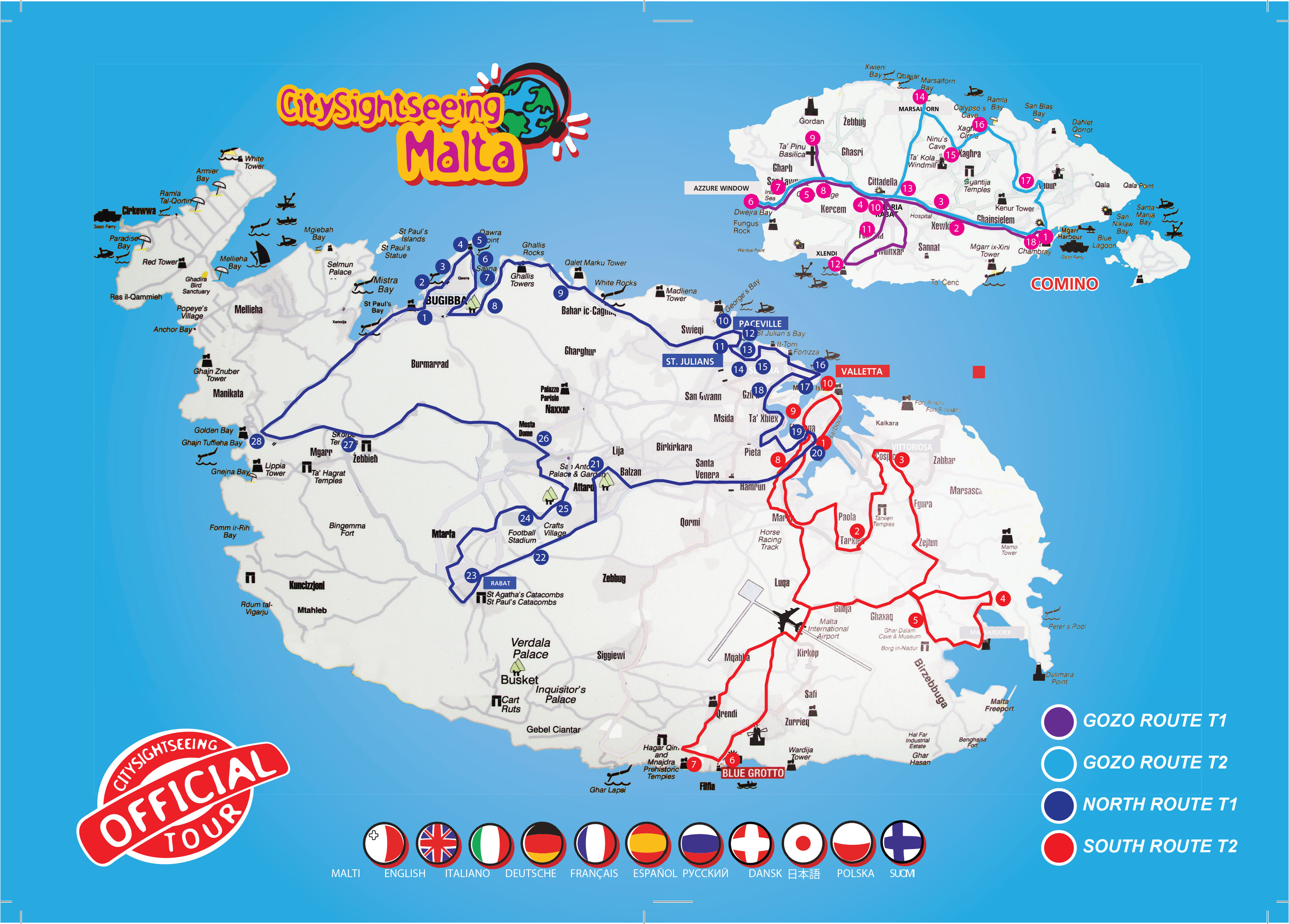 Map of bus routes Island of Malta Forum Tripadvisor