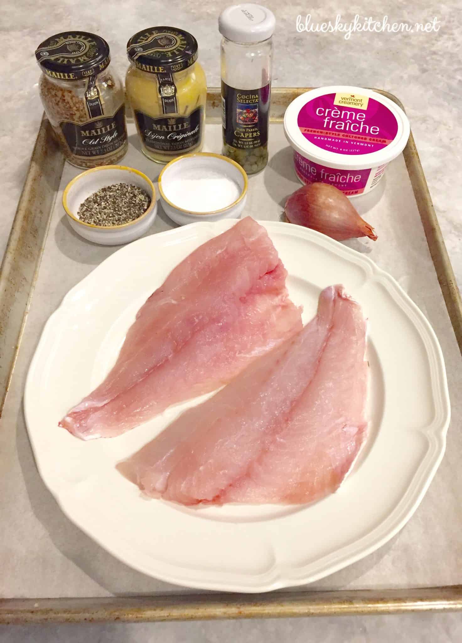 Weeknight Wednesday Easy MustardRoasted Fish Bluesky at Home