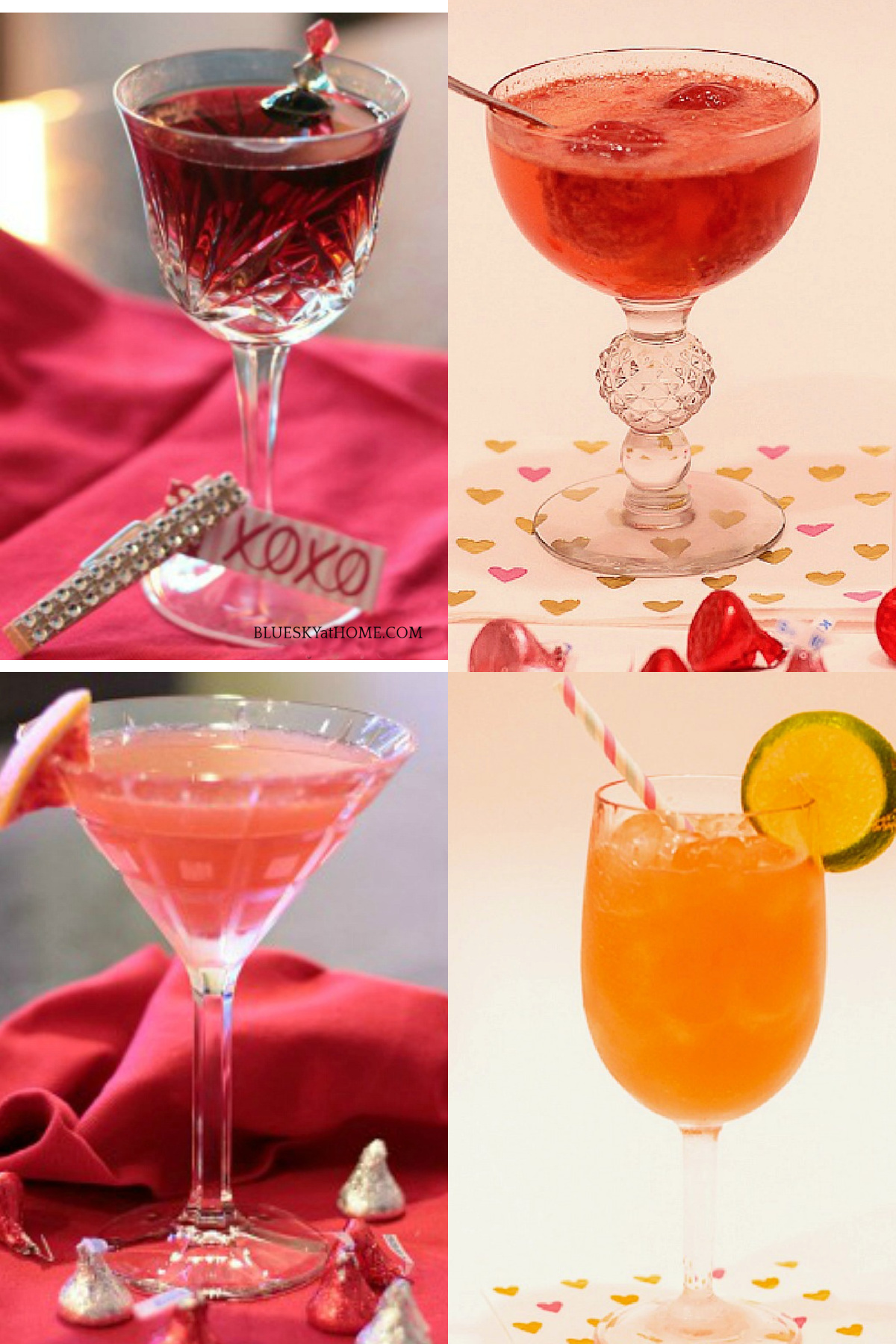 5 Delicious Valentine's Cocktails to Celebrate Bluesky at Home