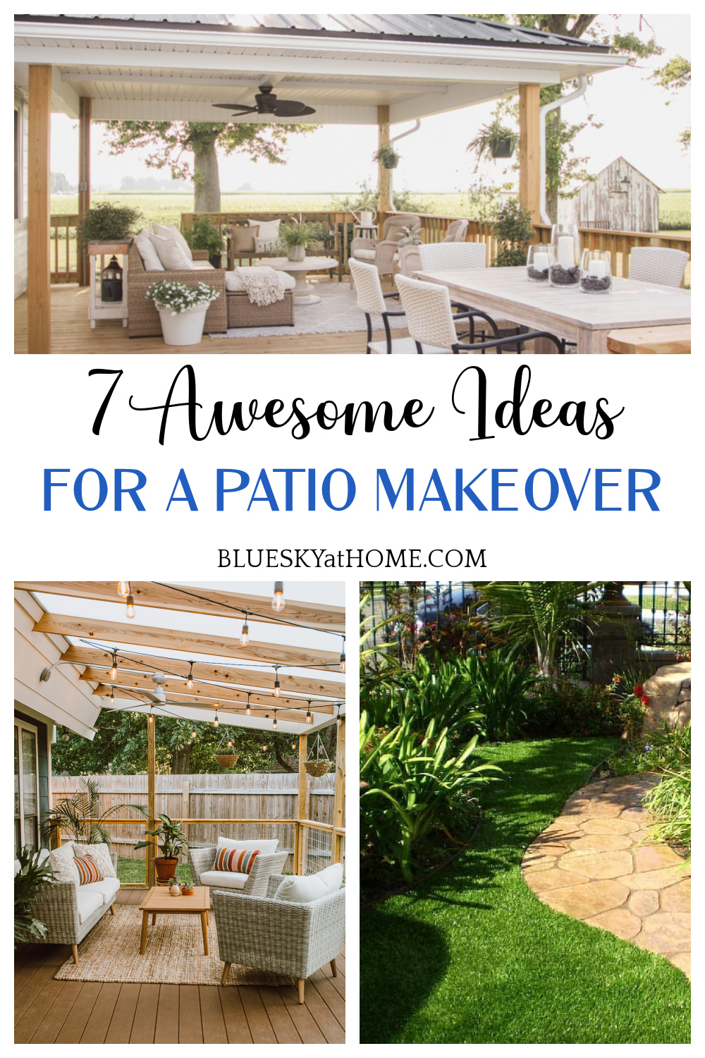 7 Awesome Ideas for a Patio Makeover Bluesky at Home