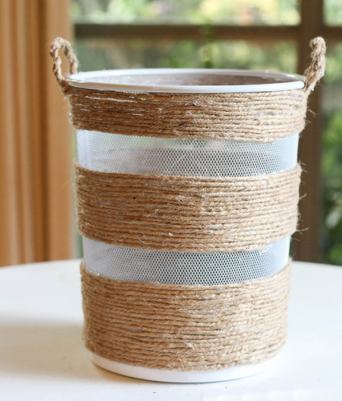 Make an AnthropologieInspired DIY Woven Basket Bluesky at Home