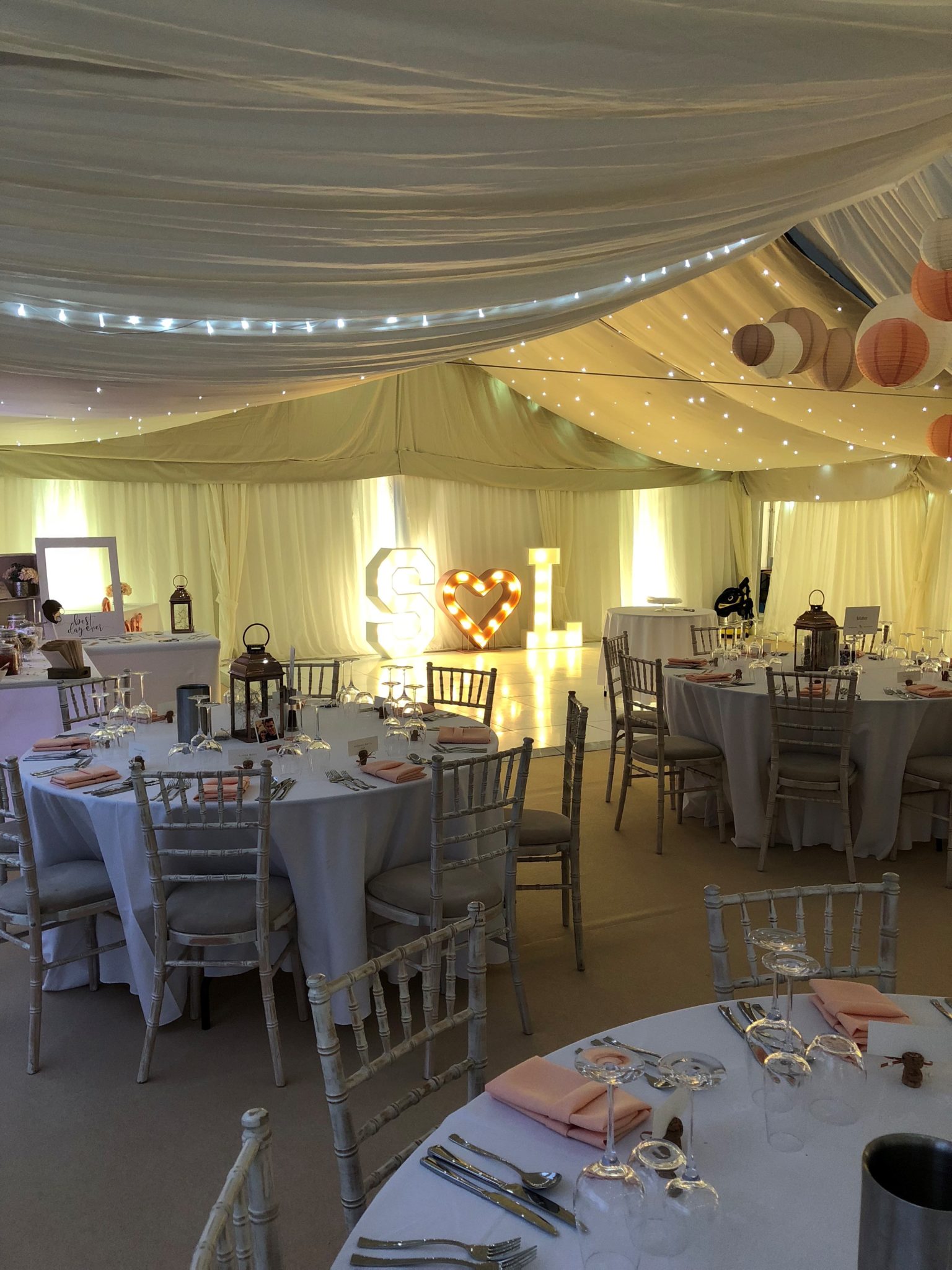 Magical Marquee Wedding Blue Sky Event and Catering Hire