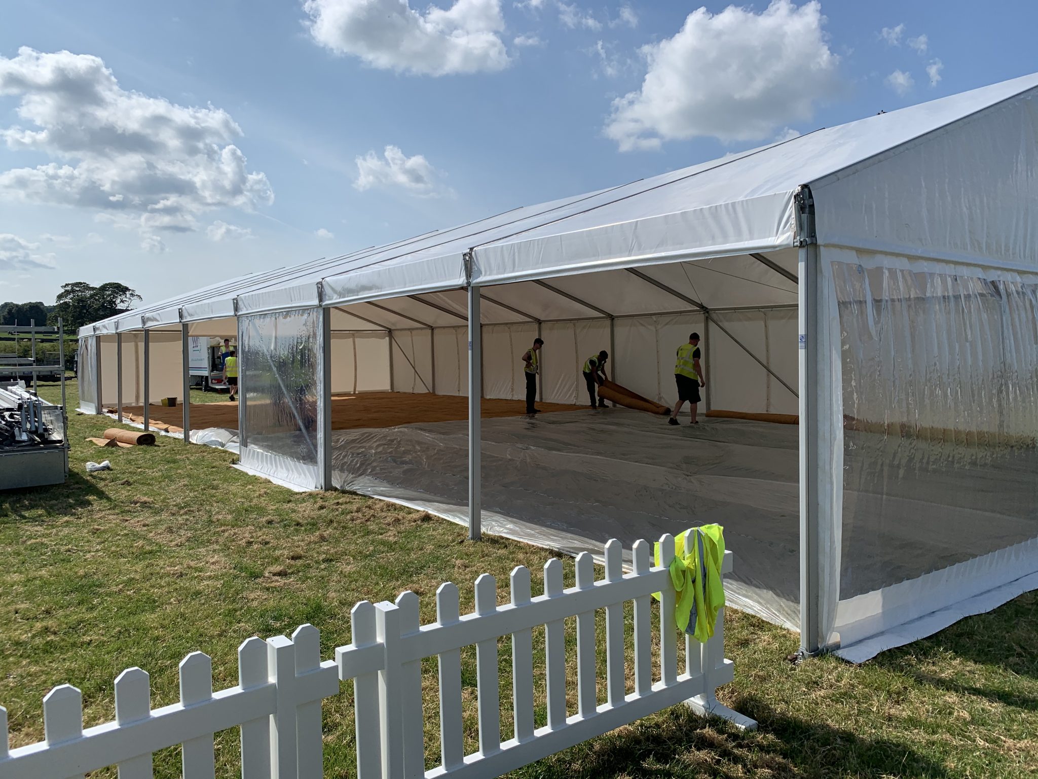 Yorkshire Dales Food Festival Blue Sky Event Hire Event Furniture