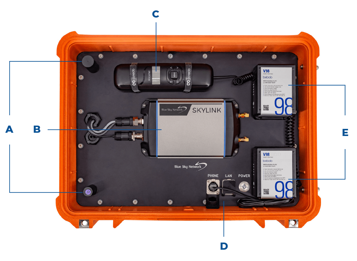 Blue Sky SkyLink TOC BOX with POTS Handset