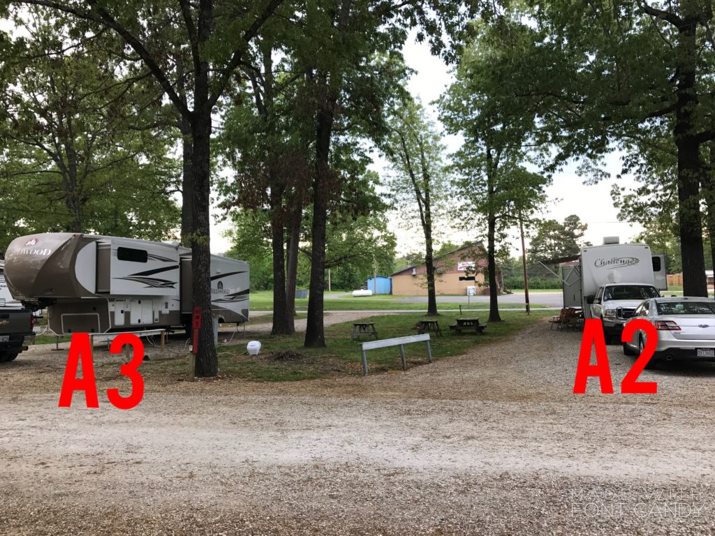 Map Blue Sky RV Park