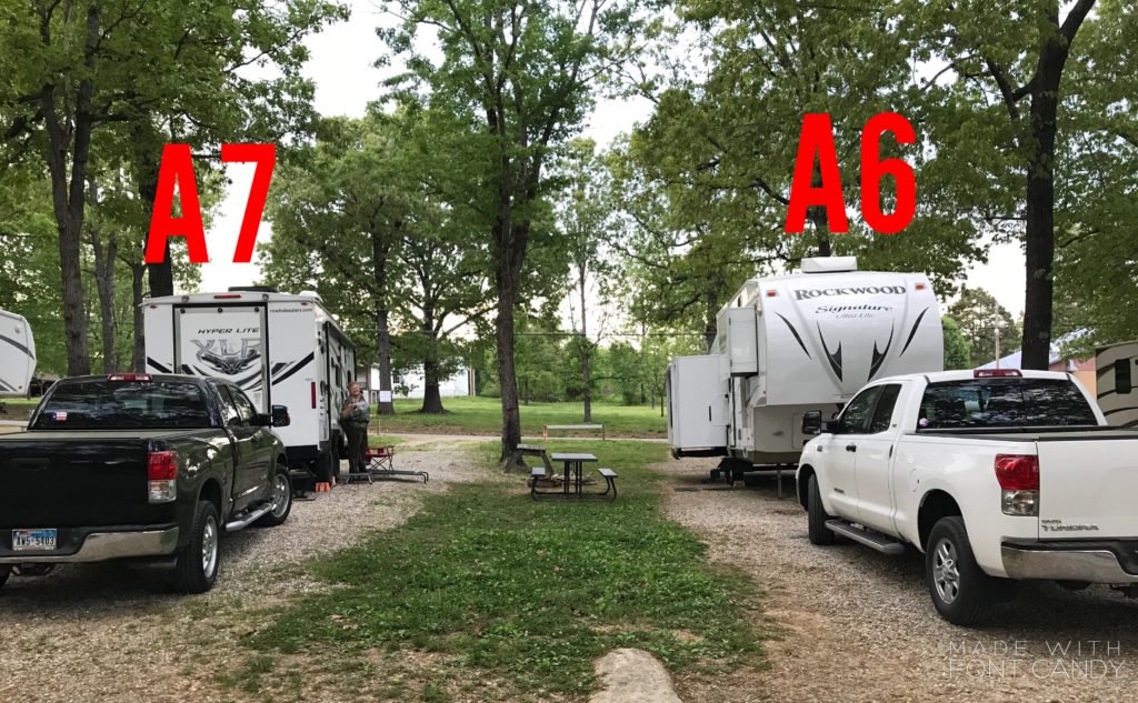 Map Blue Sky RV Park