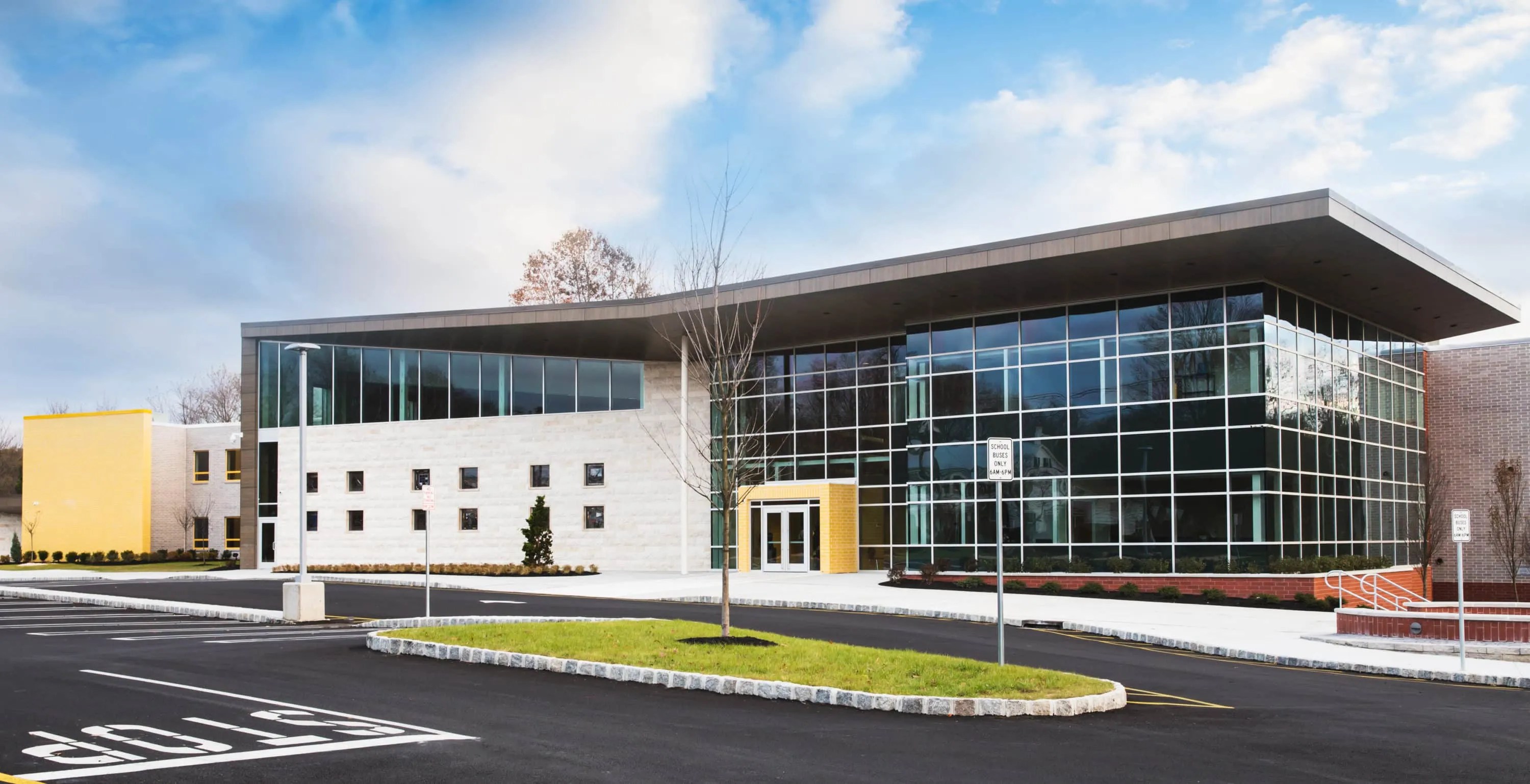 Yeshiva of Greater Monsey Blue Star Glass