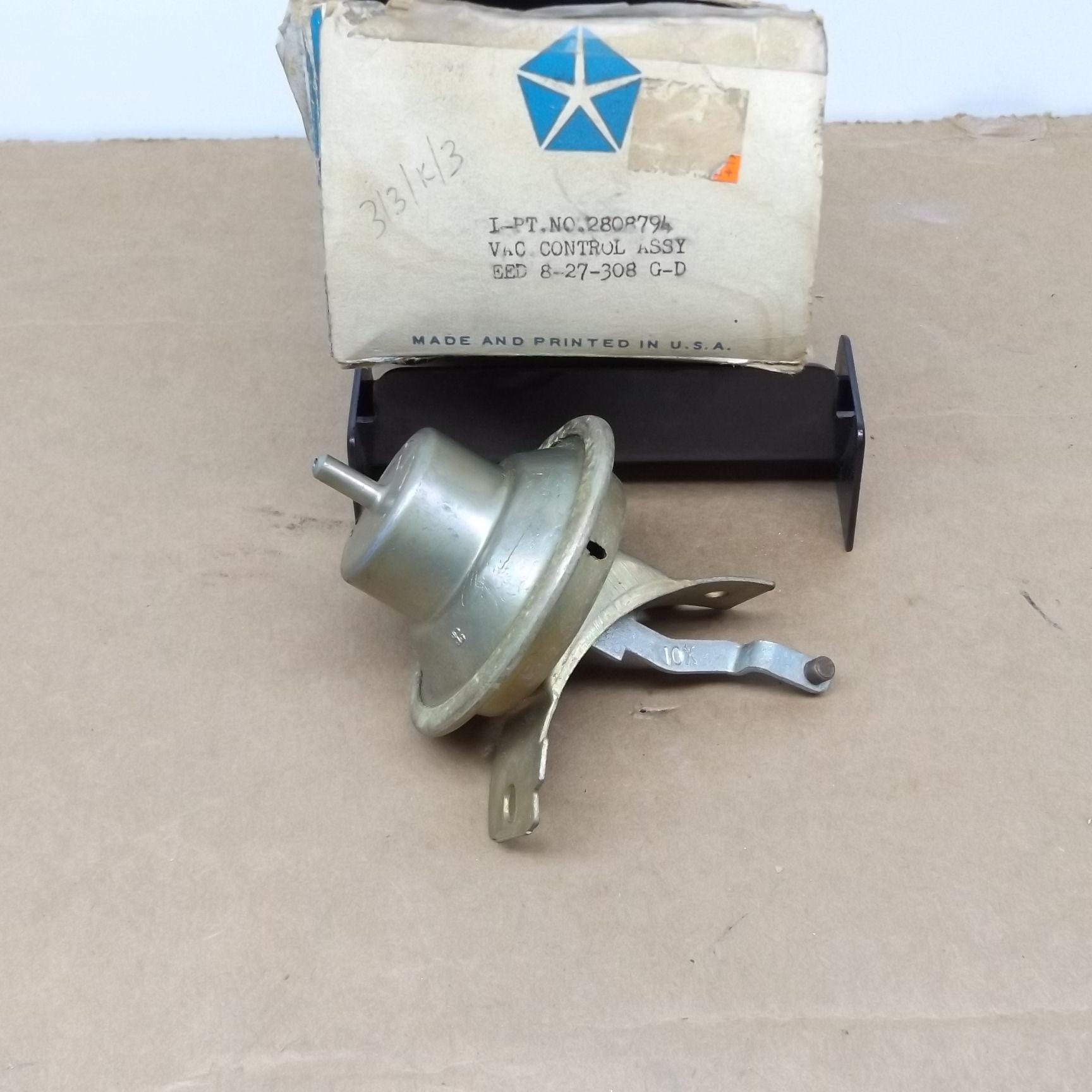 Distributor Vacuum Control Assembly 2808794 / 2444101 Single Point