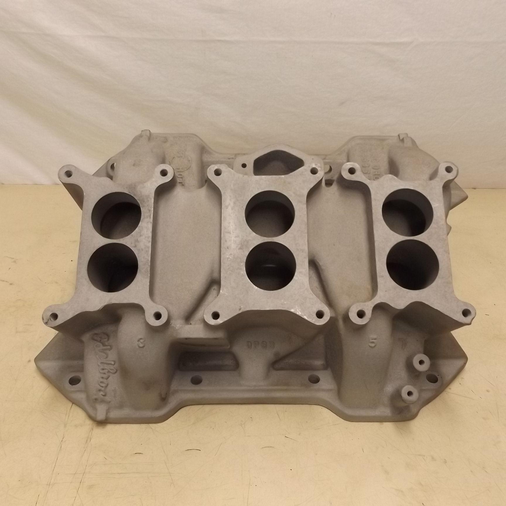 Intake Manifold Part DP6B A B E C Body 383 ci 3 X 2