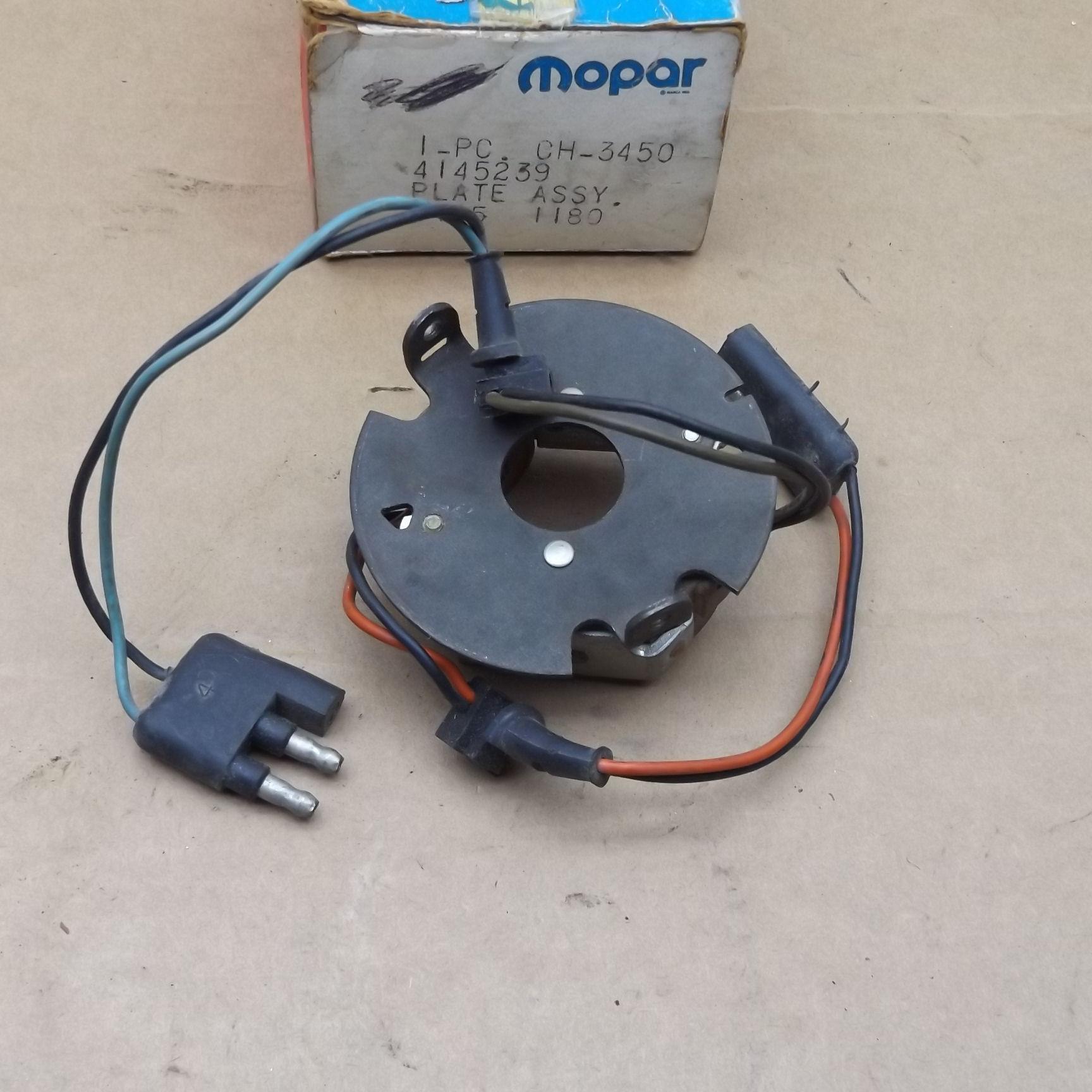 Distributor PickUp and Plate 4145239 CH3450 Electronic Dual PickUp 225318 Dodge