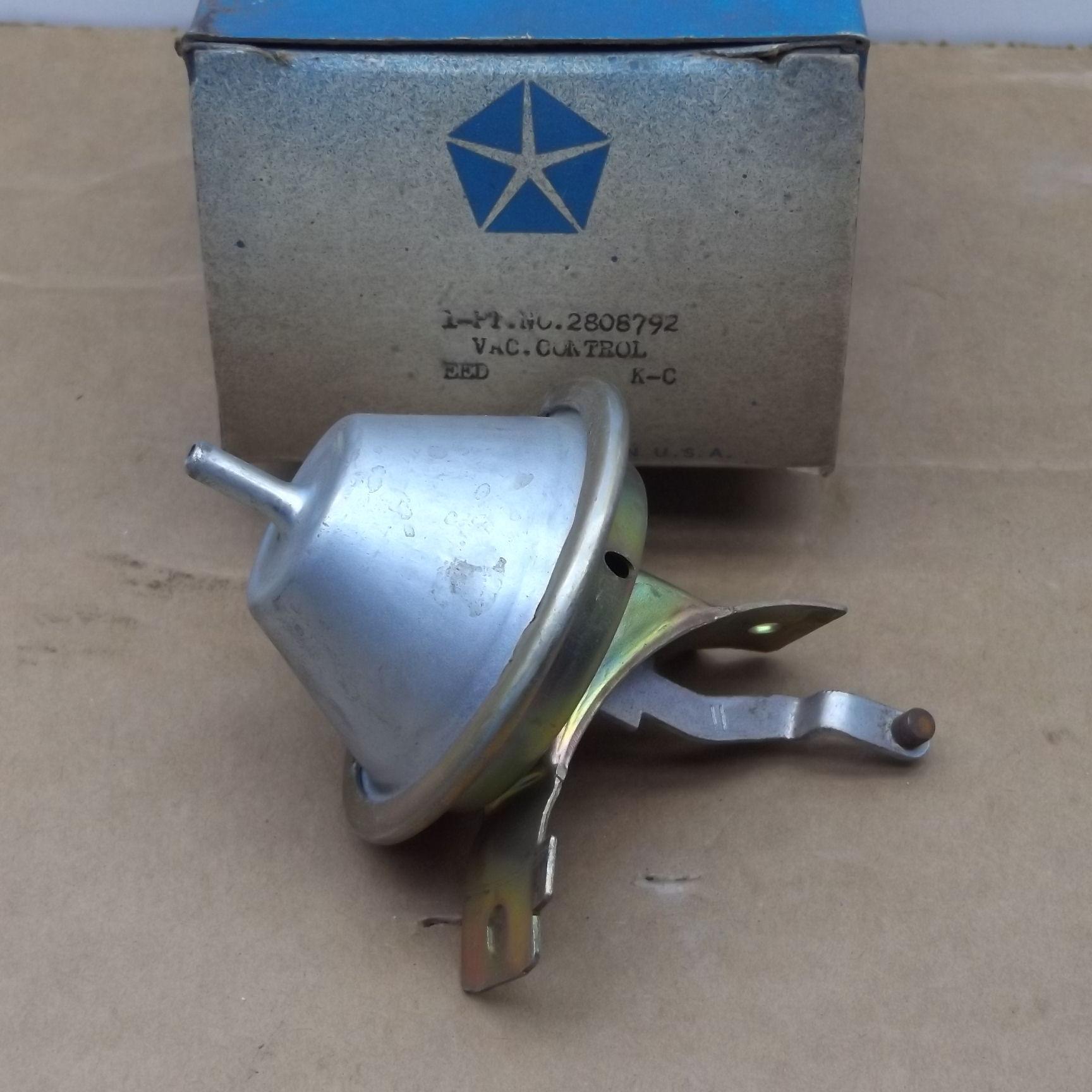 Distributor Vacuum Control Assembly 2808792 / 2444398 Single Point