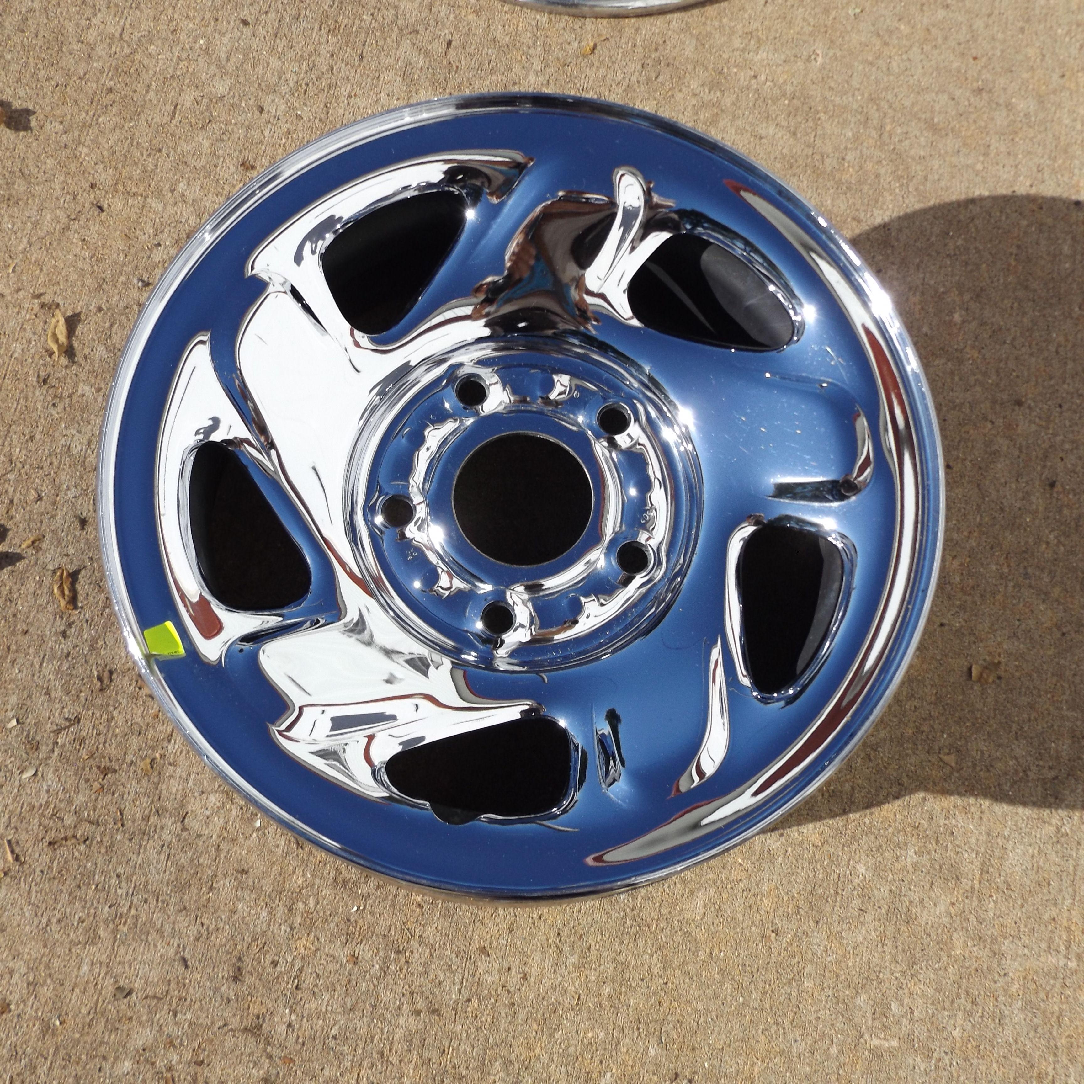 Chrome Wheels 52057938 Set of 4 Dodge Truck 16 X 7 Steel 1/2