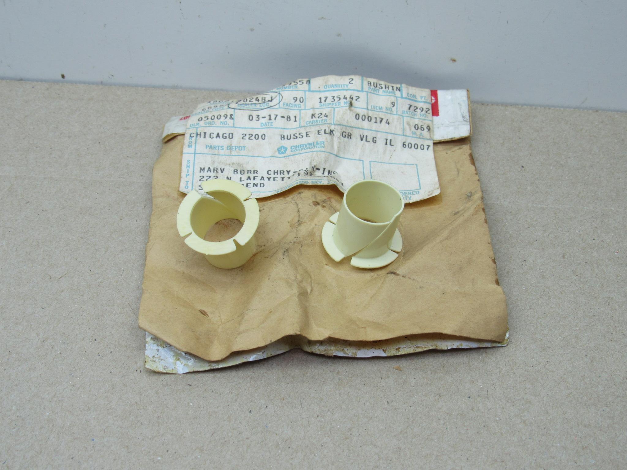 Clutch / Brake Pedal Bushing 1799558 Pair Dodge Truck Van 1959