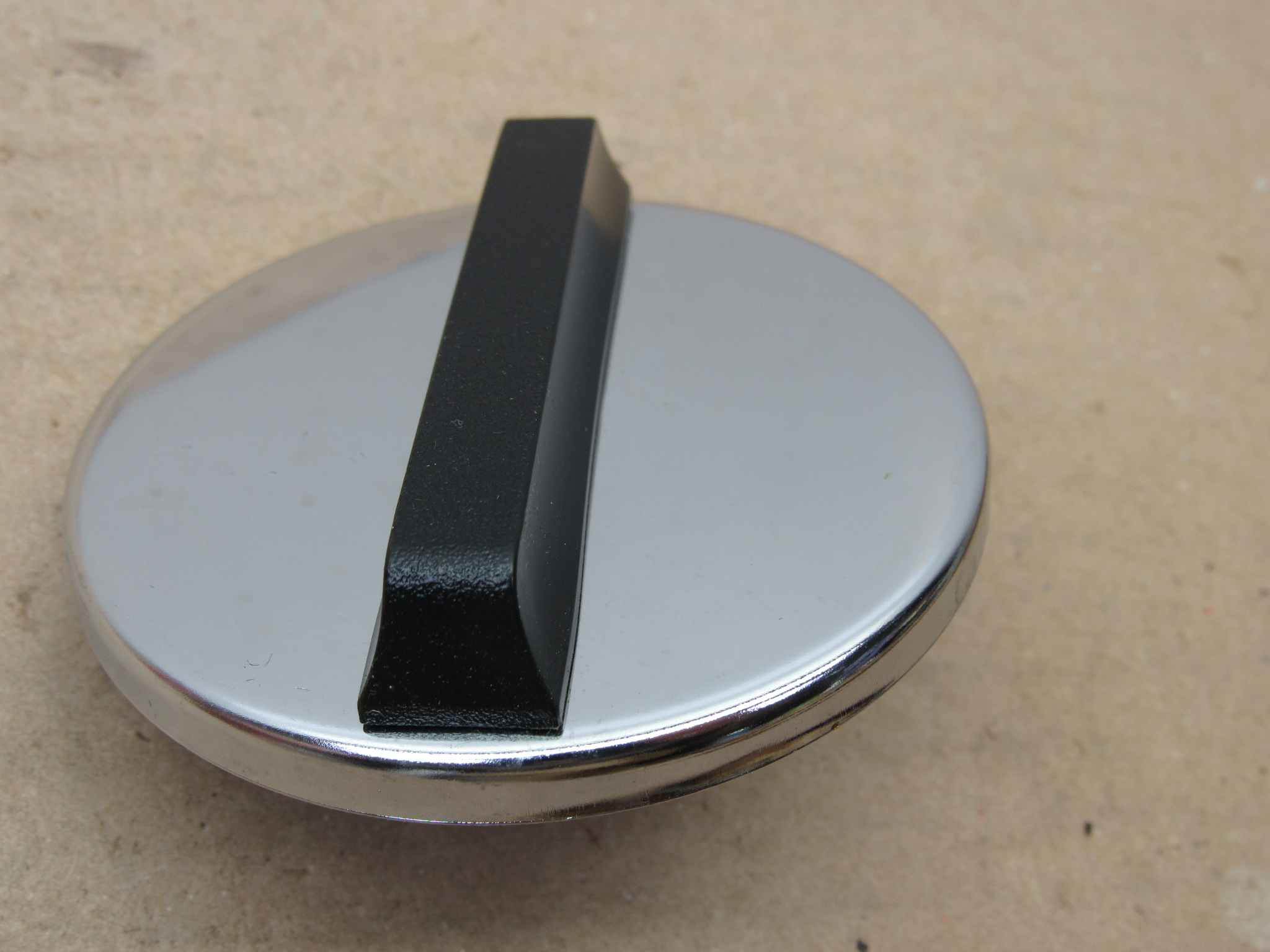 Gas Filler Tube Cap 3906653 A Body Chrome 1975 NOS SHIPS