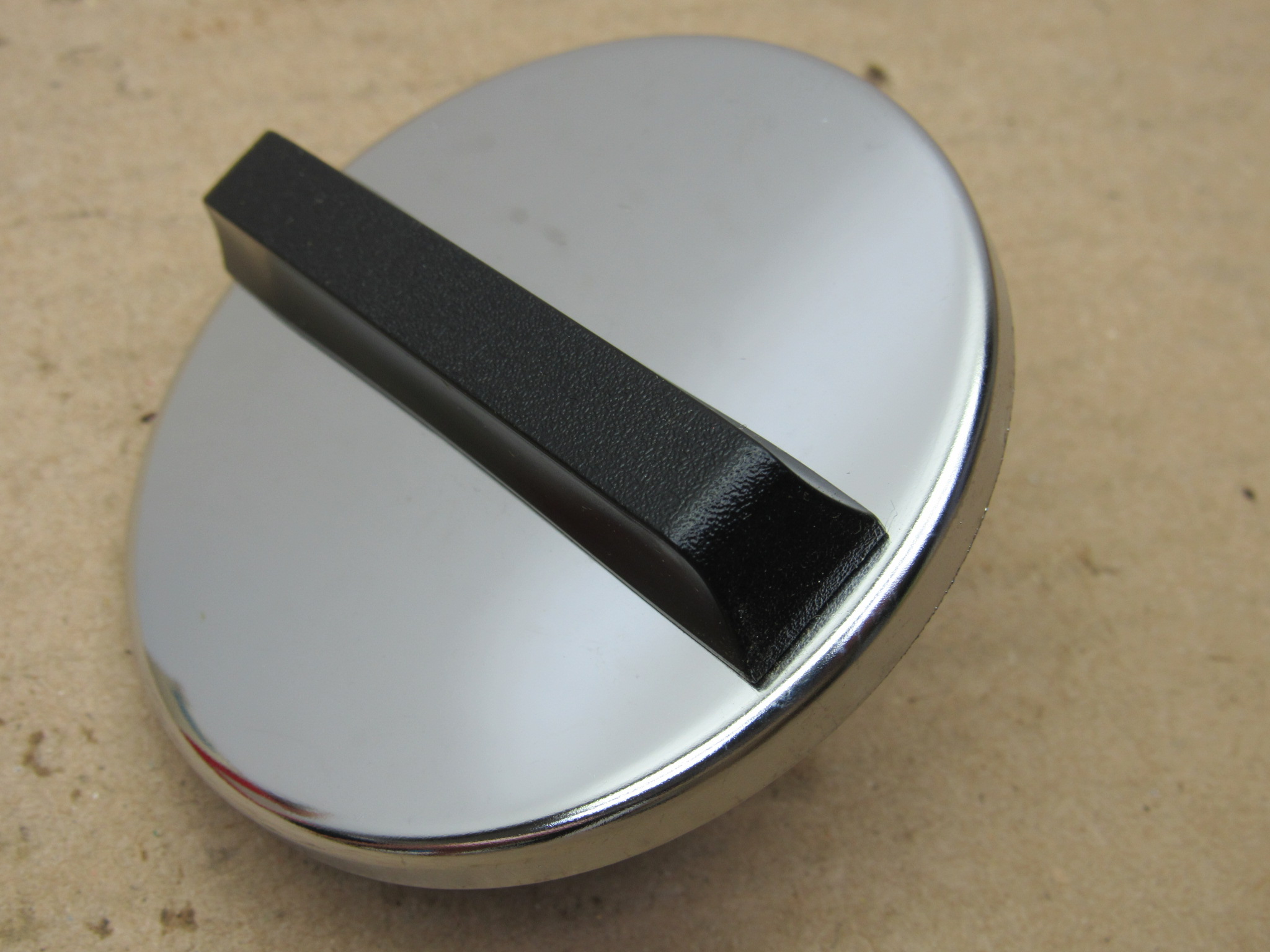 Gas Filler Tube Cap 3906653 A Body Chrome 1975 NOS SHIPS