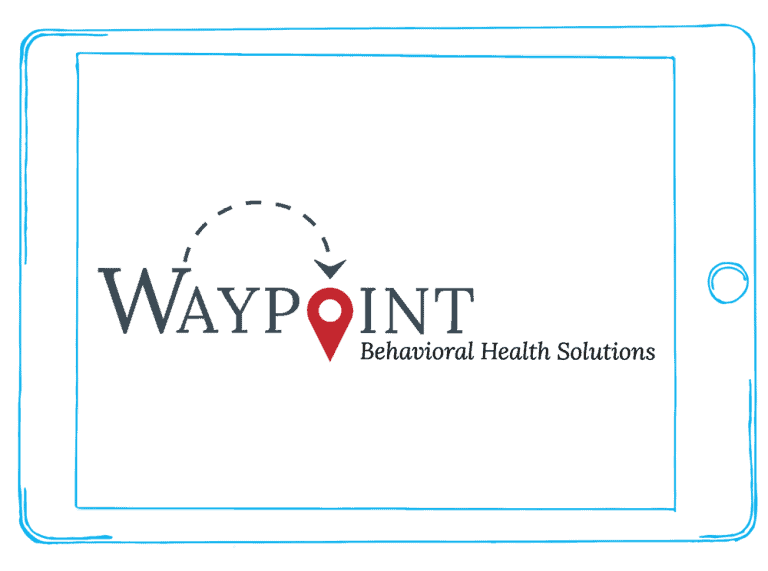 Custom Website and Logo — Waypoint Behavioral Health Solutions Blue