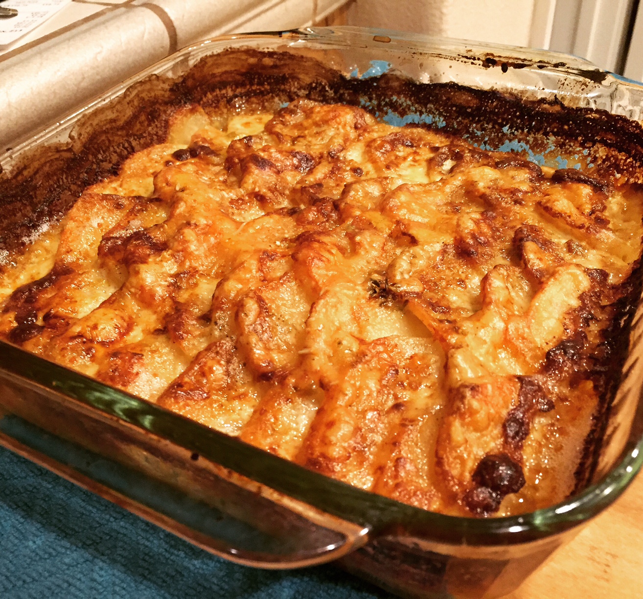 The best potato gratin ever, thank you Alice Waters