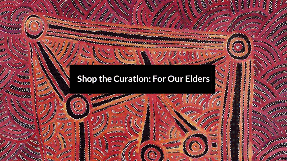 For Our Elders Indigenous Art Exhibition at 1 Denison Galleries and