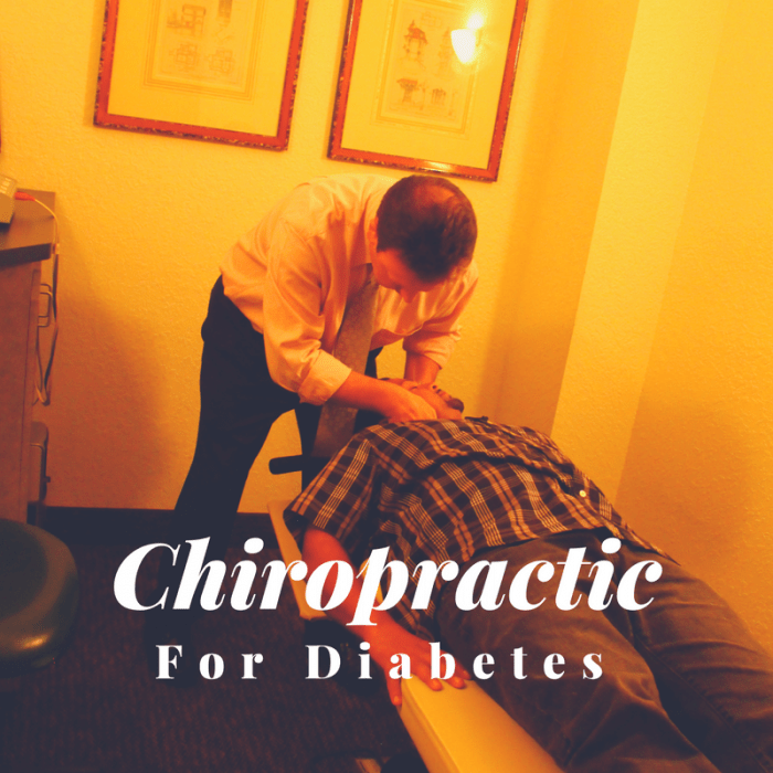 Effective Chiropractic Care For The Management of Diabetes. Blue Tree