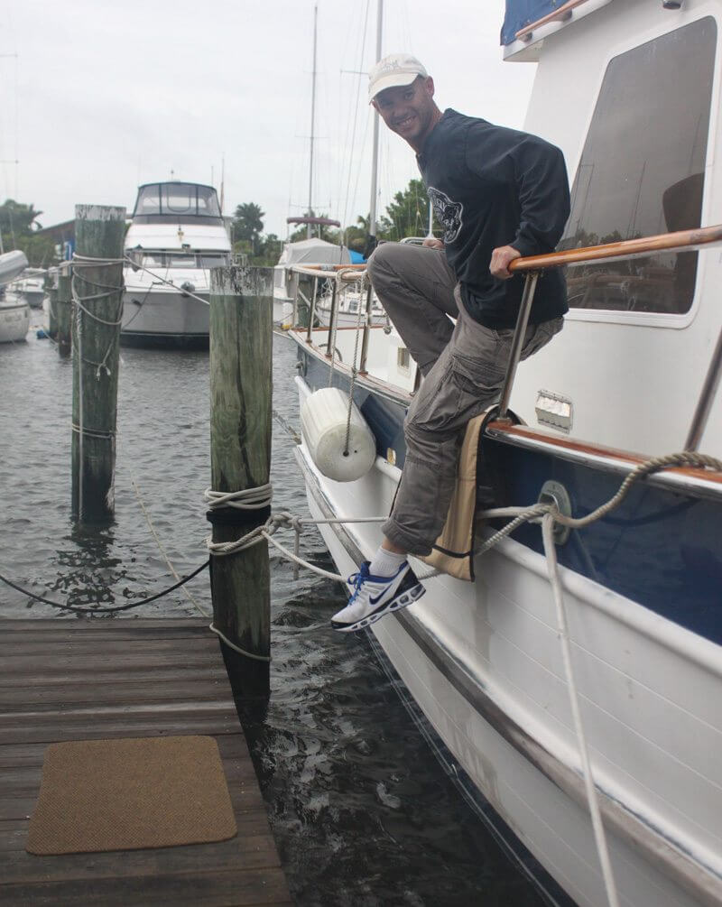 Debby comes to Cape Coral Yacht Basin Blue Turtle Cruising