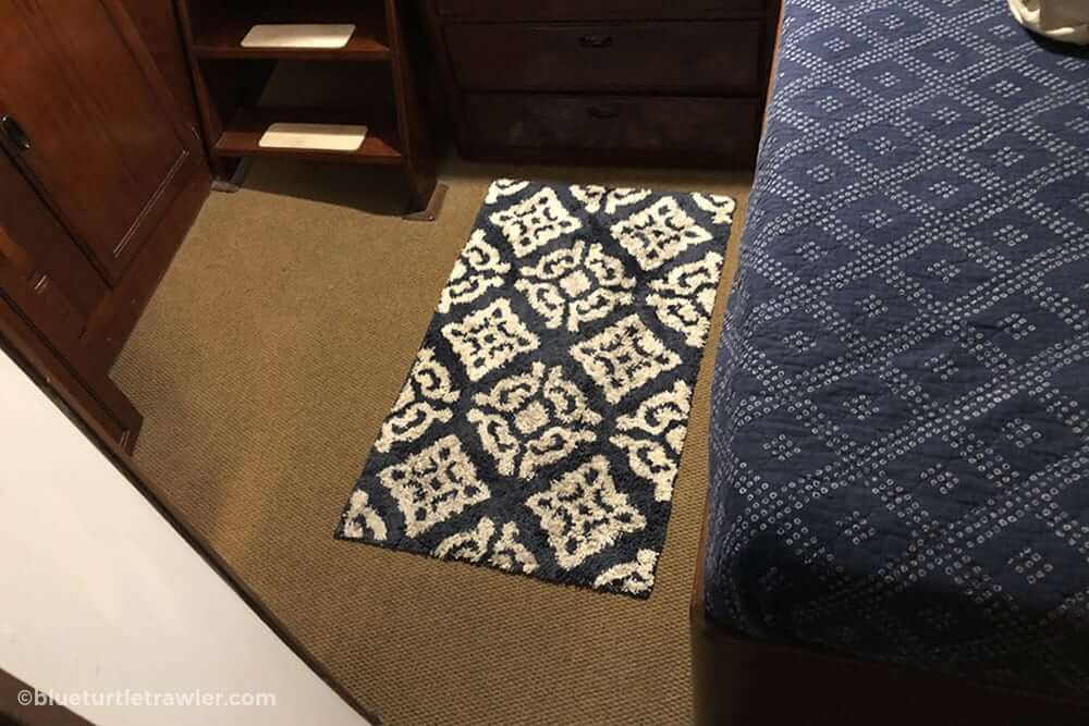 New aft cabin flooring Blue Turtle Cruising