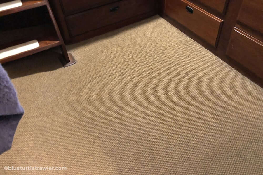 New aft cabin flooring Blue Turtle Cruising