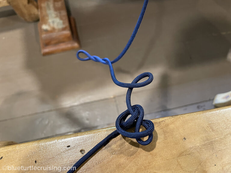 DIY Steering Wheel Wrap French Whipping with Paracord Blue Turtle