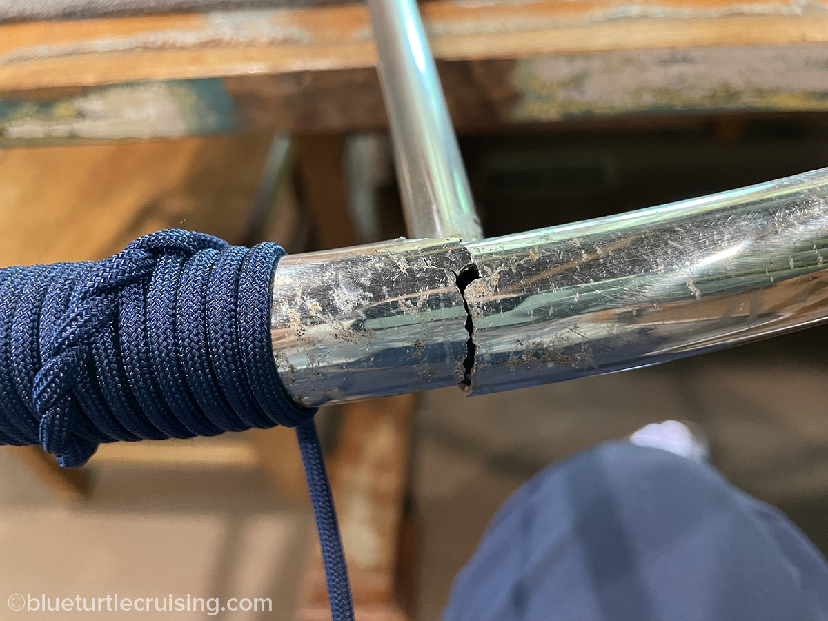 DIY Steering Wheel Wrap French Whipping with Paracord Blue Turtle