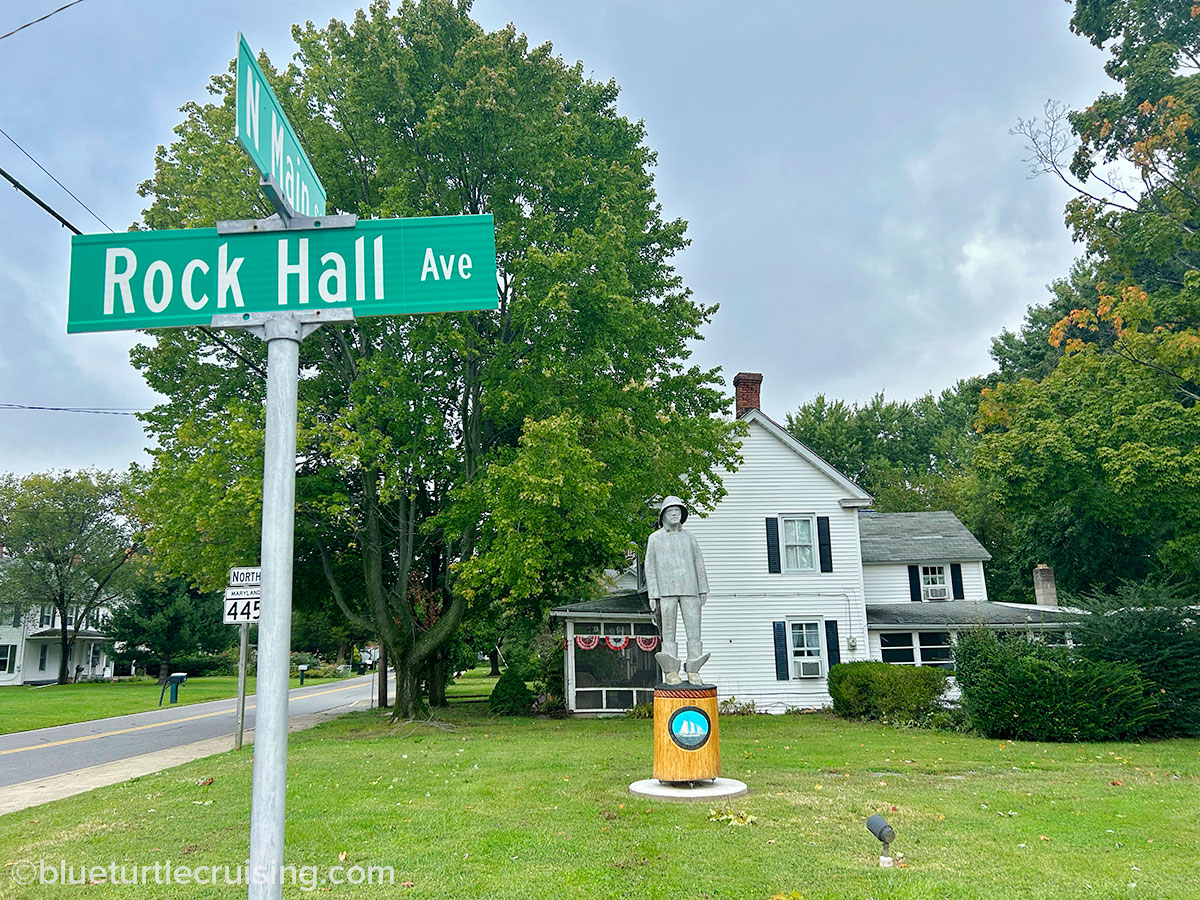 Southbound on the Chesapeake and a visit to Rock Hall, MD Blue Turtle