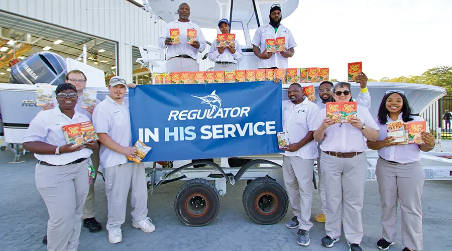 Regulator Marine Puts God & Community First Bluewater Yacht Sales