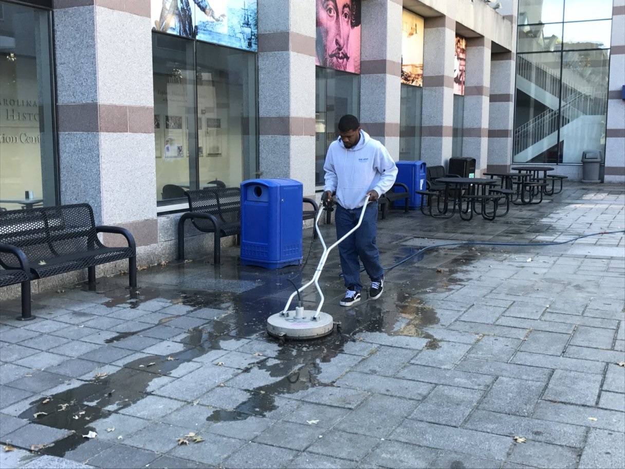 Commercial Pressure Washing Raleigh NC Blue Wave Pressure Washing