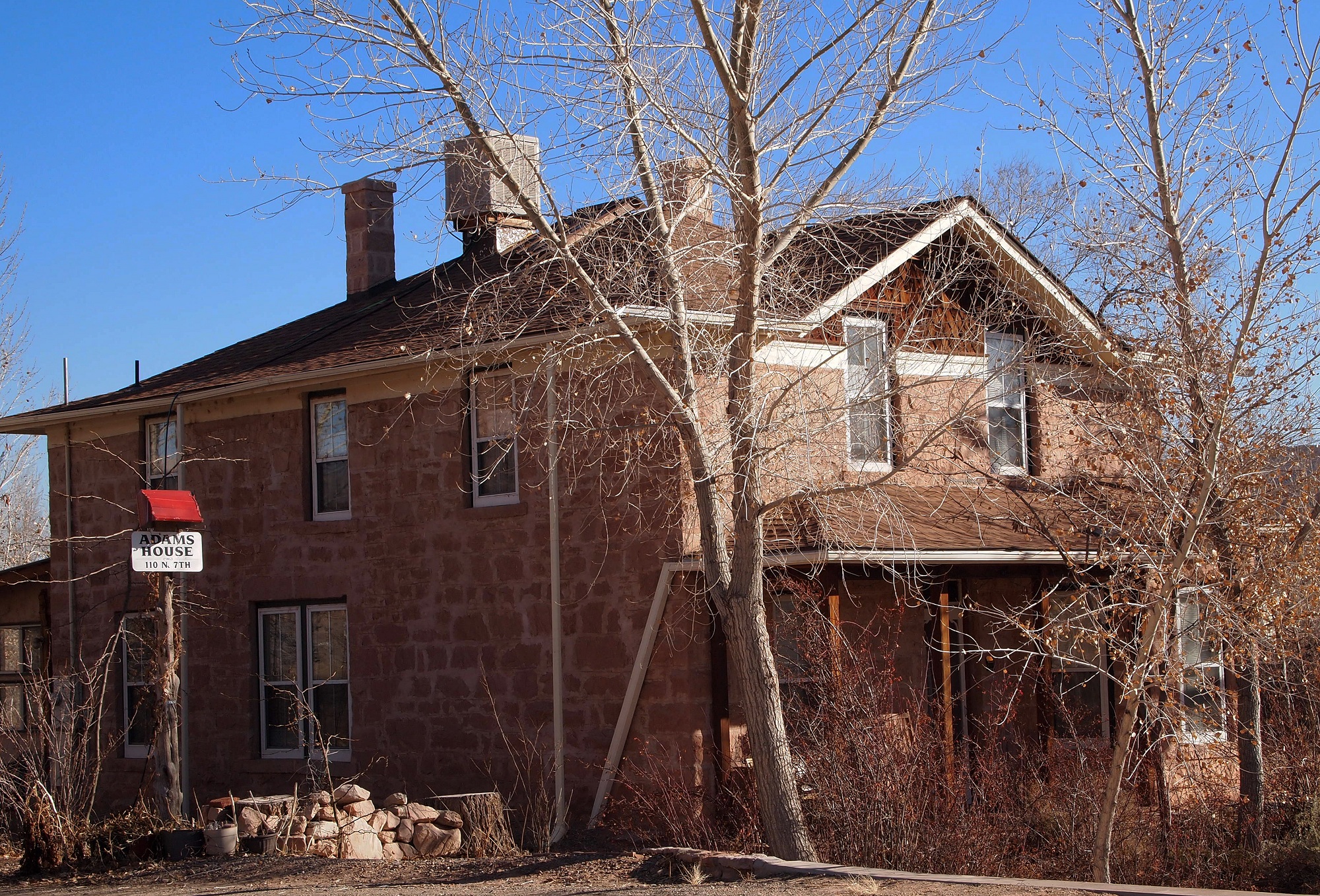 Adam's House Bluff Utah Historic Home Bluff, Utah