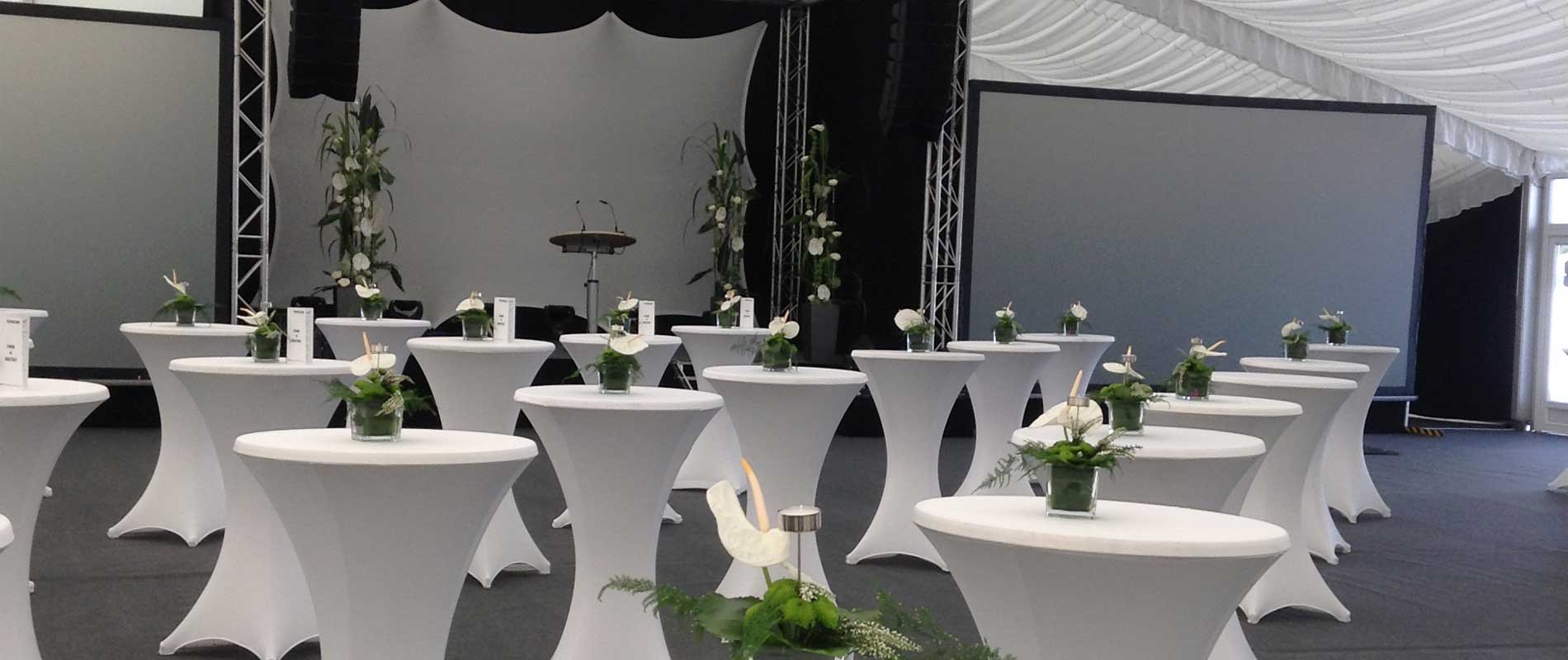 Messe und Veranstaltungsdekorationen von Blumen Kluth in Husum