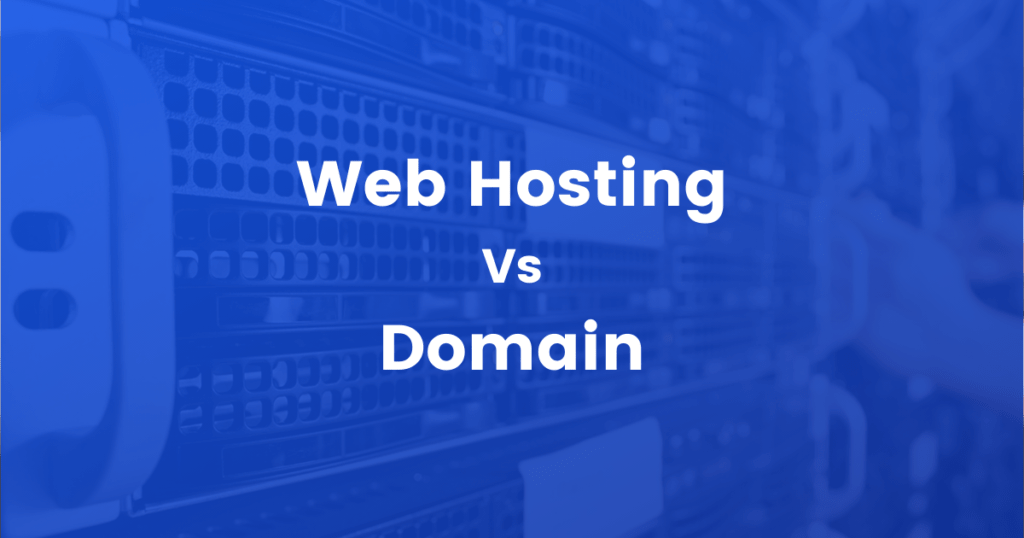 What is the Difference Between Domain and Web Hosting? BluRhyn