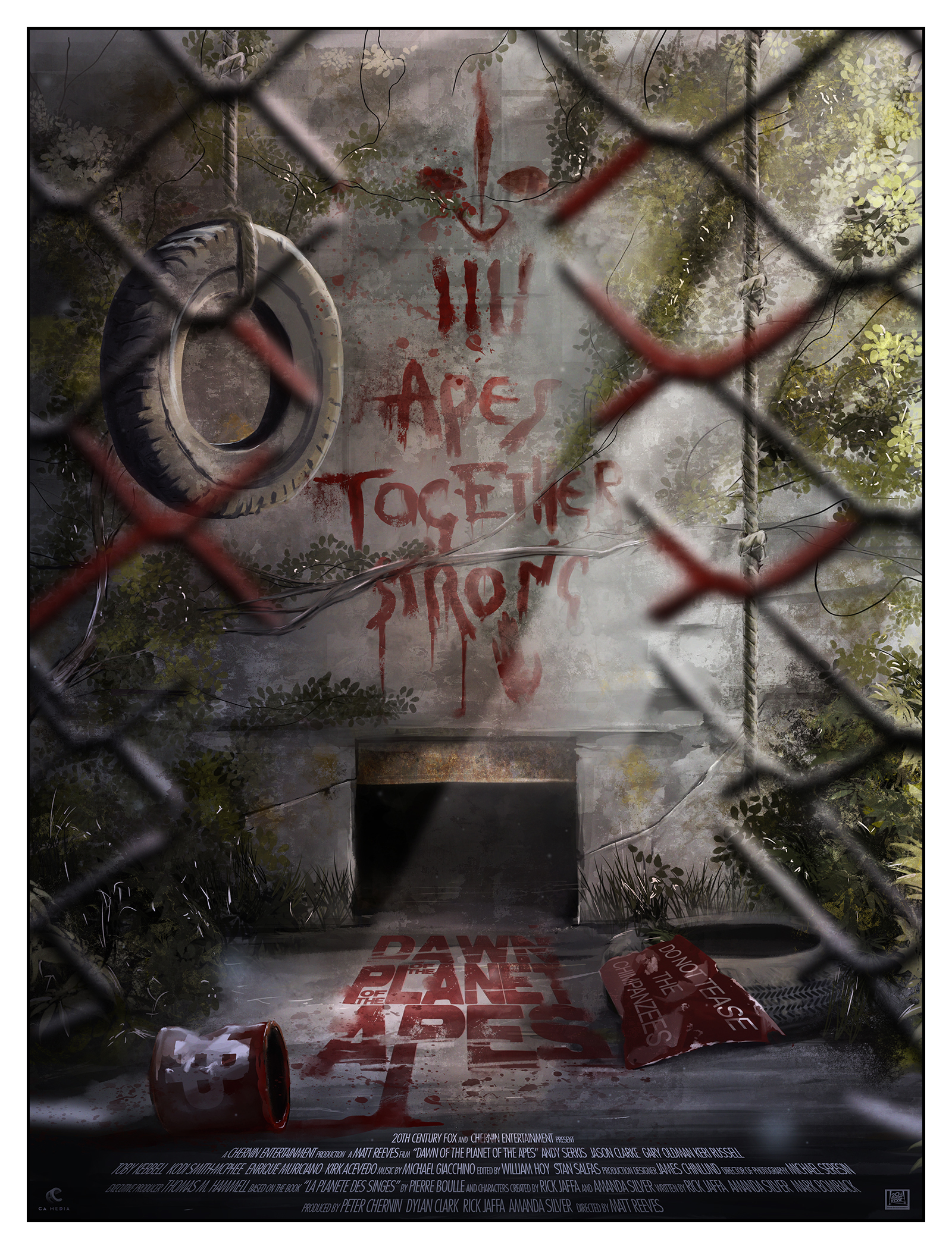 Members Of The Poster Posse Rise Up With Some Dawn Of The Planet Of