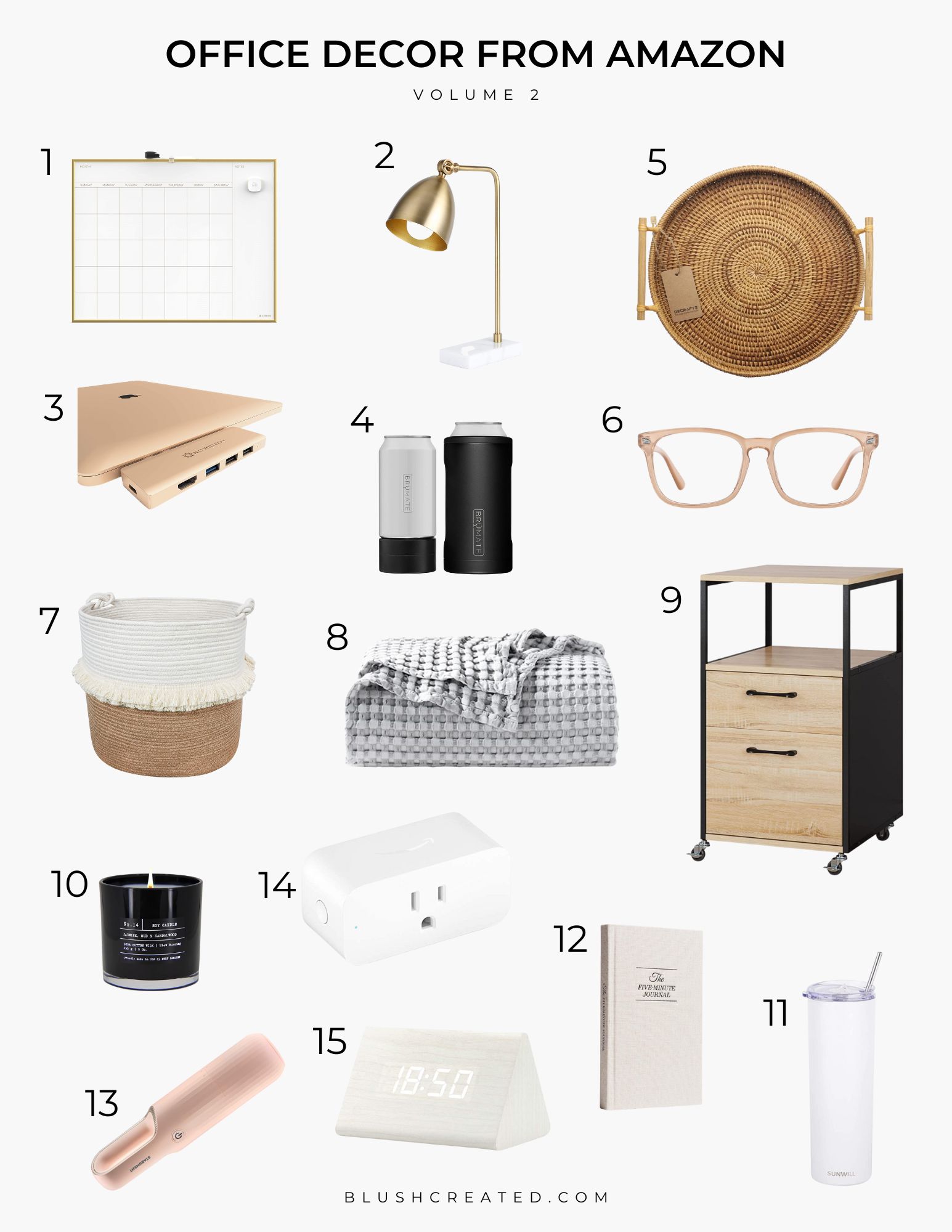 Aesthetic Office Decor from Amazon