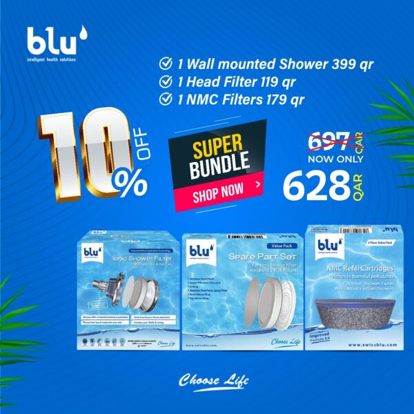 SPECIAL SUPER BUNDLES ONLY 628 Blu Shower Head Filter