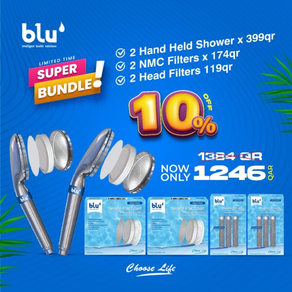 SPECIAL SUPER BUNDLES ONLY 1246 Blu Shower Head Filter