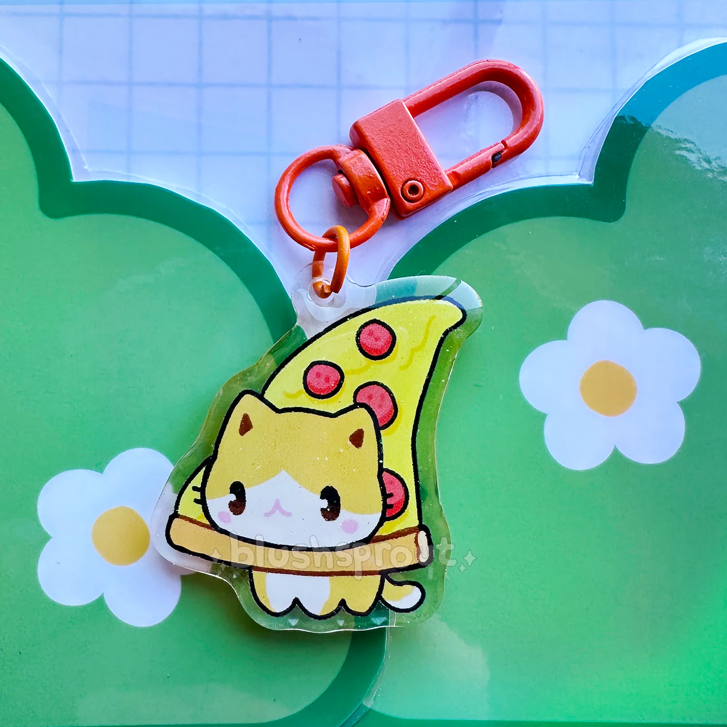 [Silly Cats] Pizza Cat Charm blushsprout