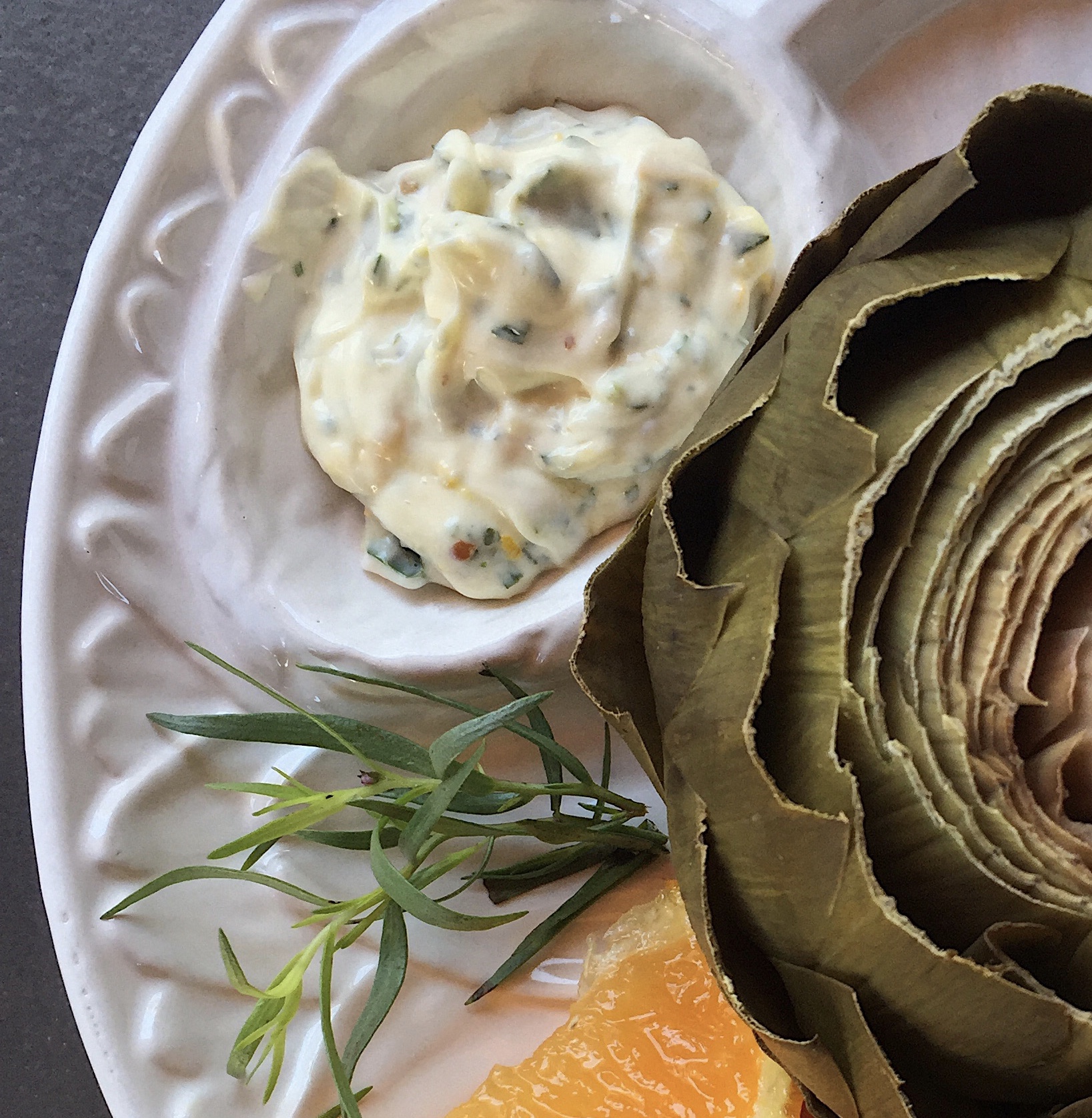 Tarragon Mayonnaise with Orange Zest