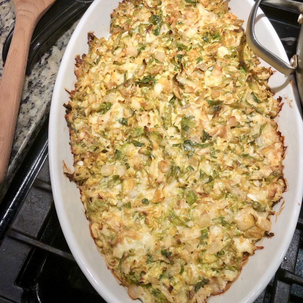 Lemony Yogurt Brussels Sprouts Casserole Blythes Blog