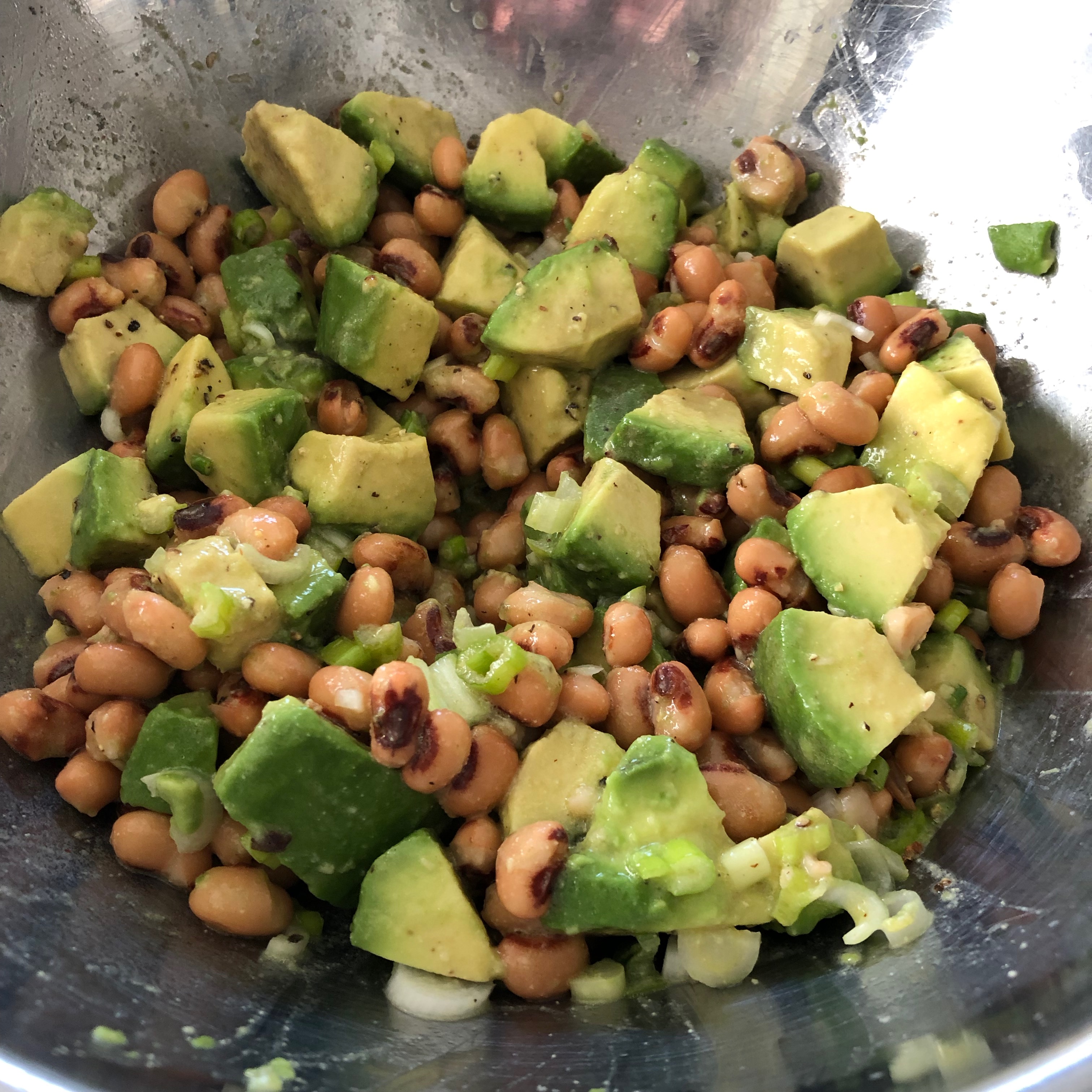 Black Eyed Peas with Avocado Salad Blythes Blog