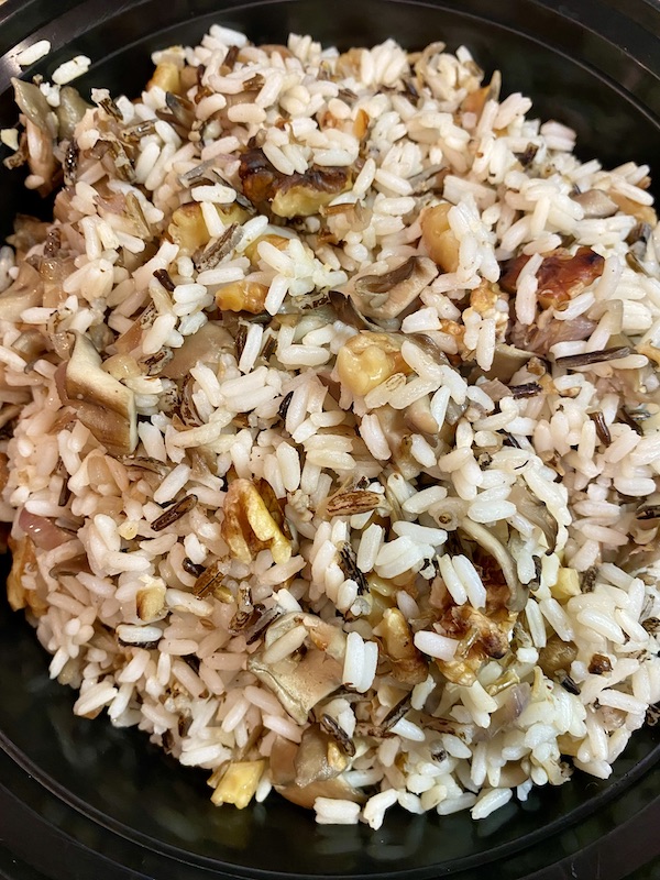 Maitake Wild Rice Salad Blythes Blog